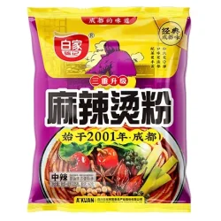BAIJIA Instantané Vermicelles Fort Épicé Goût 105g