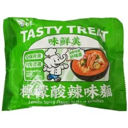 BAIXIANG Instant Noodles Lemon Hot 88 g