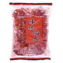 BIN BIN Spicy Rice Crackers w. Seaweed 135 g
