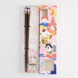 Chopsticks and Lieger Lucky Cat Gift Pack