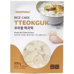 GOODPOKKI Korean Rice Cake Slices 500 g