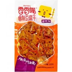JOYTOFU Dried Tofu BBQ Flavor 100 g