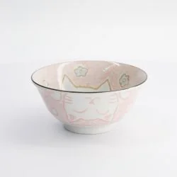 可爱系列中碗 小猫|Cat Bowl pink 15,3x8cm HE56/90