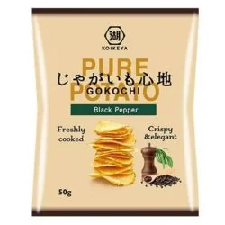 KOIKEYA Potato Chips Jagaimo Gokochi Black...