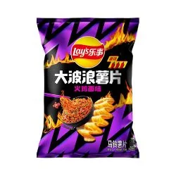LAYS Wavy Potato Chips Hot Chicken Ramen 70g