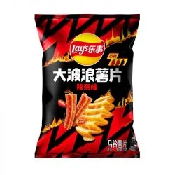 LAYS Wavy Potato Chips Spicy La Tiao 70g