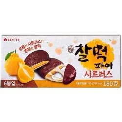 LOTTE Chocolate Rice Cake Pie Citrus 6*30 g
