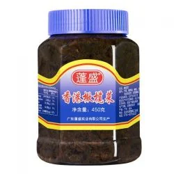 PENGSHENG Pickled mustard leaves with olives 450g