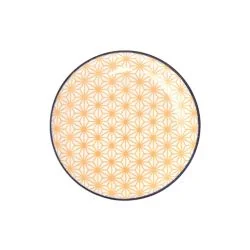 Star/Wave Plate Yellow 16x2,1cm
