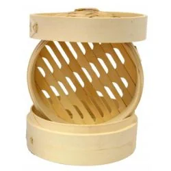 Steam Basket with Lid 7" 17cm 3 Parts