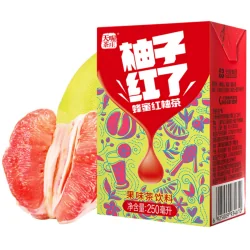 TENWOW Honey Red Pomelo Tea Beverage tetrapack...
