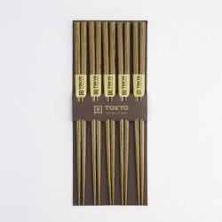 TOKYO DESIGN STUDIO Wood Chopsticks Set 5 Pairs