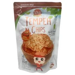 WOH Tempeh Chips Red Sambal Flavor 50g