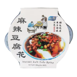 YUMEI Self Heating Repas Tofu Pudding Épicé 350g