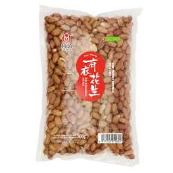 YURU Raw Peanuts with Skins 500g